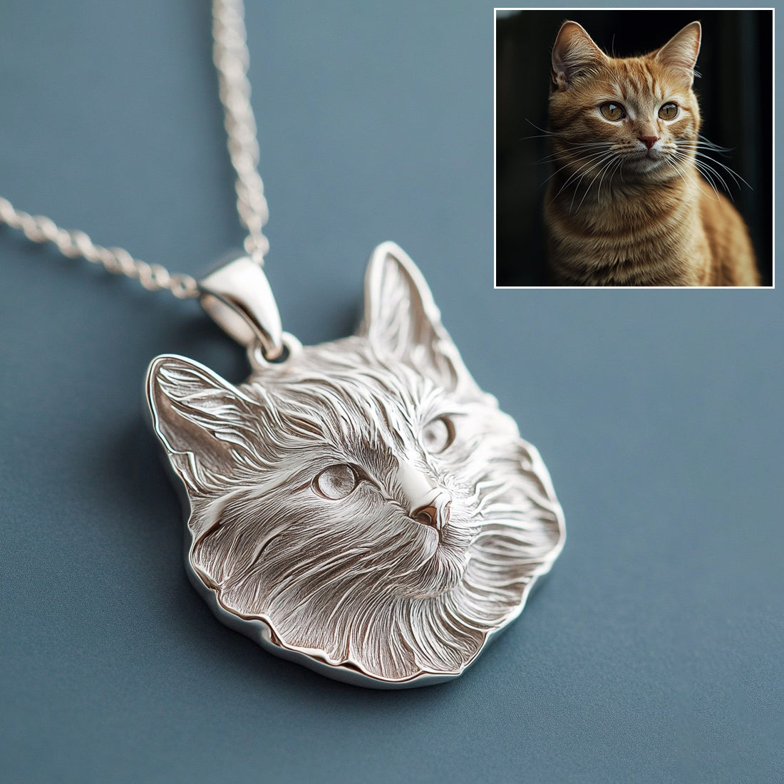 Custom necklaces with pet photos