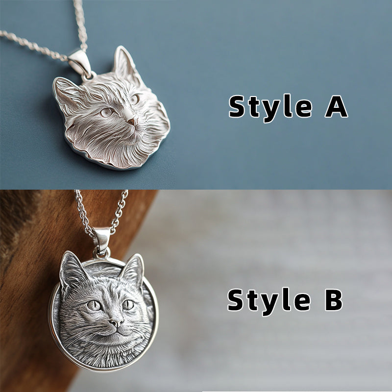 Custom necklaces with pet photos